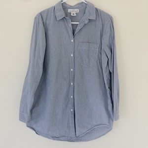 Gifted: Pinstripe Tunic Button-Up